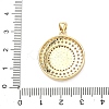 Brass Micro Pave Cubic Zirconia Pendants KK-H539-17A-03-3