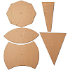 Transparent Acrylic Quilting Templates DIY-WH0381-004-8