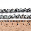 Dyed Natural Sesame Jasper Beads Strands G-T139-8mm-47J-5