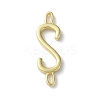 Rack Plating Brass Connector Charms KK-P245-07G-S-1