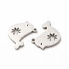 Non-Tarnish 304 Stainless Steel Pendants STAS-M089-34P-2