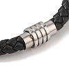 Braided Microfiber Leather Cord Bracelets BJEW-B096-18B-3