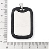 304 Stainless Steel Big Pendants STAS-R225-07A-P-3