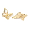 Brass Micro Pave Cubic Zirconia Pendants KK-U043-30G-01-2