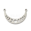10Pcs 201 Stainless Steel Links STAS-SZ0002-05P-1