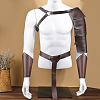 PU Leather with Iron Fencing Sheath AJEW-WH0348-136-4