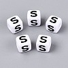 Opaque Acrylic Beads SACR-N020-04A-S-1