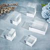 5Pcs 5 Styles Acrylic Display Pedestals for Jewelry ODIS-BC0001-20B-4
