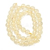 Natural Lemon Quartz(Heated) Beads Strands G-B167-A11-8mm-3