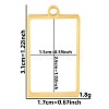 Stainless Steel Open Back Bezel Pendants PW-WGB5BE7-26-1