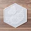 DIY Hexagon Shape Pendant Decoration Food-grade Silicone Molds LS-SIMO-D002-03B-2