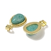 Natural Amazonite Pendants G-M405-05G-05-2