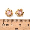 Brass Micro Pave Cubic Zirconia Pendants KK-A259-14G-3