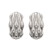 304 Stainless Steel Studs Earrings for Women EJEW-K306-27P-4