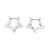 Tarnish Resistant 304 Stainless Steel Huggie Hoop Earrings STAS-S103-26P-1