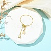Adjustable Brass Cable Chains Finger Rings RJEW-TA00237-1
