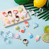 60Pcs 6 Style Resin Decoden Cabochons RESI-TA0001-36-15