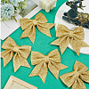 10Pcs Glitter Foam Bowknot Ornament Accessories FIND-GF0008-55B-4
