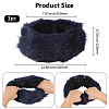 1Pc Faux Fur Fiber Yarn Warmer Headbands COHT-CY0001-01C-2