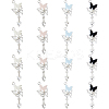 16Pcs 4 Colors Alloy Resin Pendants FIND-DC0008-09-1