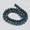 Round Natural Apatite Beads Strands G-K068-01-8mm-2