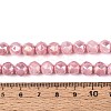 Anti-Tarnish Electroplate Glass Beads Strands X-GLAA-N010-8mm-07-4