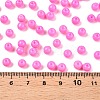 Opaque Baking Paint Glass Beads DGLA-T004-02J-4