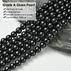 Eco-Friendly Dyed Glass Pearl Round Beads Strands HY-A002-6mm-RB080-3