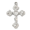 304 Stainless Steel Pendant Cabochon Settings STAS-M082-03P-1