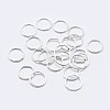 925 Sterling Silver Soldered Closed Jump Rings STER-F036-03S-1x4-1