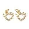 Brass Micro Pave Cubic Zirconia Pendants ZIRC-I367-02G-01-1
