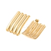 Ion Plating(IP) 304 Stainless Steel Stud Earrings for Women EJEW-P279-52G-2