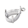 304 Stainless Steel Rhinestone Claw Settings LS-STAS-U042-04B-P-2