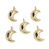Brass Micro Pave Cubic Zirconia Pendants KK-E068-VF324-4