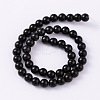 Dyed Natural Jade Round Bead Strands G-O113-19-12mm-2