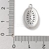 Brass with Clear Cubic Zirconia Pendants LS-KK-Z061-21B-P-3