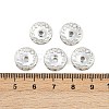 Brass Rhinestone Spacer Beads X-RB-A014-Z12mm-01S-2