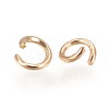 Long-Lasting Plated Brass Open Jump Rings KK-WH0028-01G-A-2