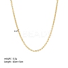 Stainless Steel Cable Chain Necklaces PW-WG8A4BA-02-1