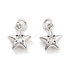 Brass with Cubic Zirconia Pendants KK-P271-38A-01P-1