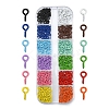 Spray Painted Iron Screw Eye Pin Peg Bails IFIN-YW0001-37B-1
