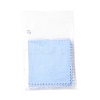 15Pcs Faux Suede Fabric Square Silver Polishing Cloth AJEW-FS0001-46-5