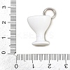 304 Stainless Steel Enamel Pendants STAS-L312-04P-05-3