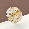 304 Stainless Steel Adjustable Finger Rings for Women RJEW-K298-01GP-1