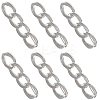 6Pcs Chain Shape Alloy Adjustable Jean Pins AJEW-GF0009-70P-1