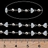 Handmade Brass & Glass Bead Chains CHC-L051-03P-01-2