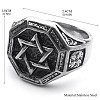 304 Stainless Steel Finger Rings for Men FS-WGB5366-03-4