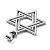 Non-Tarnish 304 Stainless Steel Pendants STAS-D036-04P-2