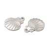 Non-Tarnish 304 Stainless Steel Pendants STAS-E182-15P-2