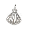 Brass Pave Clear Cubic Zirconia Pendants LS-KK-L238-31P-1